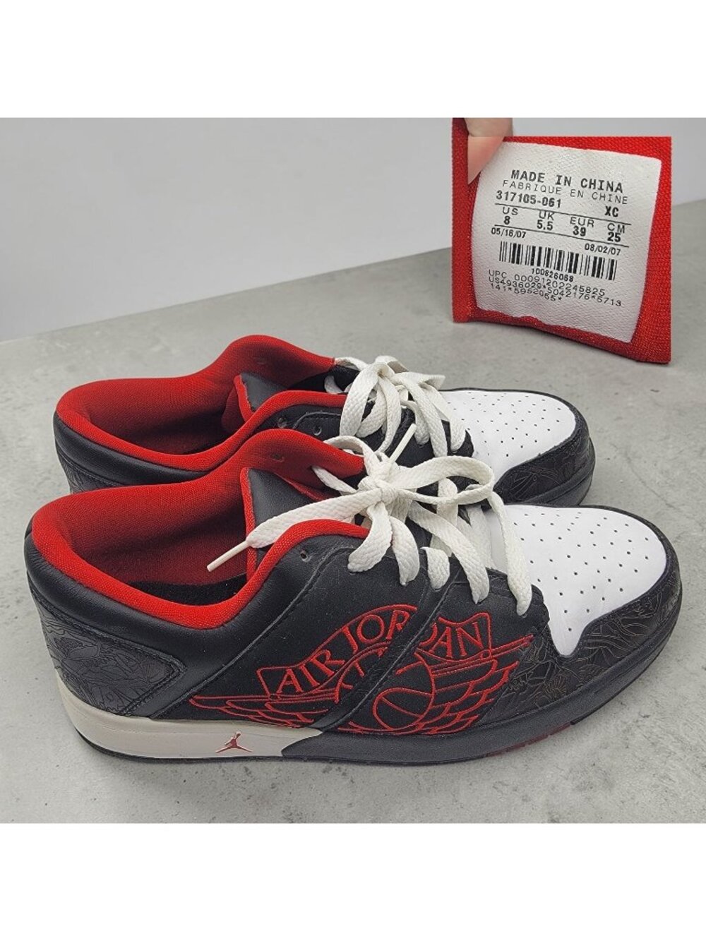 Nike Women's Air Jordan Nu Retro 1 Low Size:US 8 No Box. Rare 317105-061 ---2007